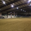 Arena interior at night