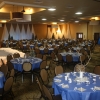 45 Round Tables, seating for 450 with a 20'x24' stage